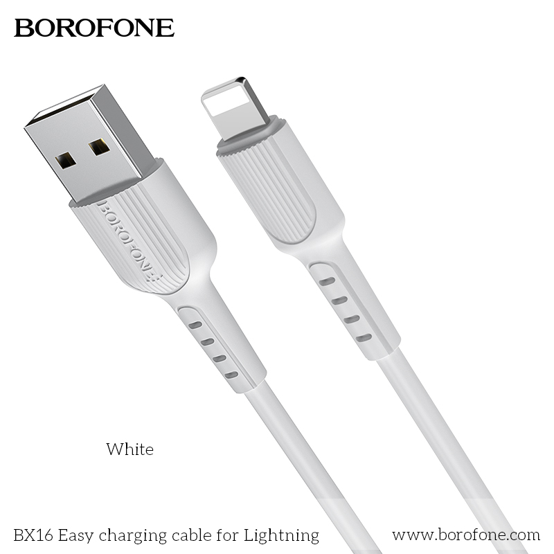 BOROFONE BX16 Easy USB-A to Lightning cable NZ